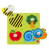 Jumbo Goula peg puzzle orchard - 4pcs.
