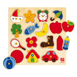 Jumbo Goula peg puzzle silhouette - 15 pcs.