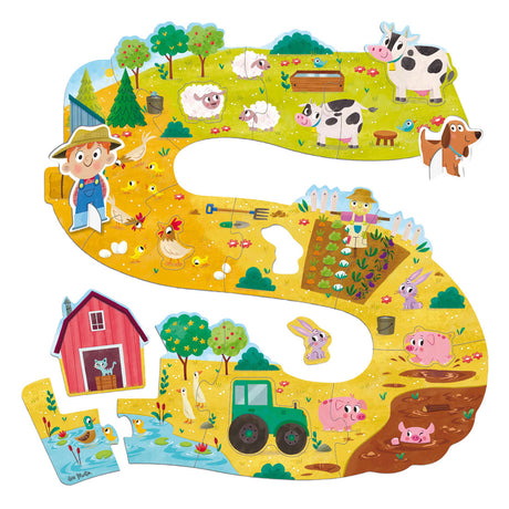 Jumbo Goula XXL Farm Animals Puzzle - 18 pieces