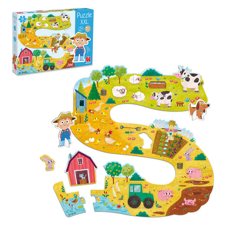 Jumbo Goula XXL Farm Animals Puzzle - 18 pieces