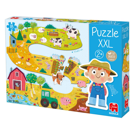 Jumbo Goula XXL Farm Animals Puzzle - 18 pieces