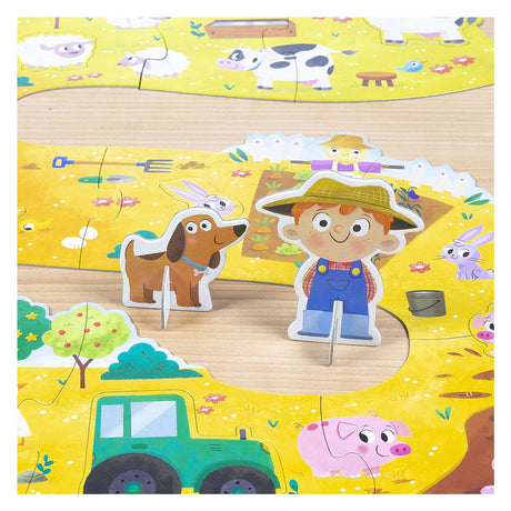 Jumbo Goula XXL Farm Animals Puzzle - 18 pieces