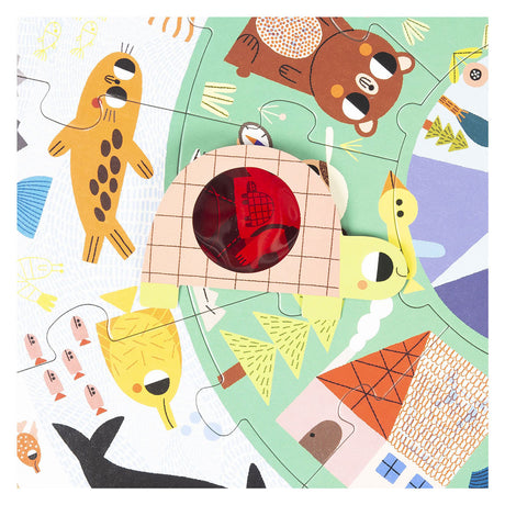 Goula Jumbo Puzzle XXL Discover Animals - 25 pcs.