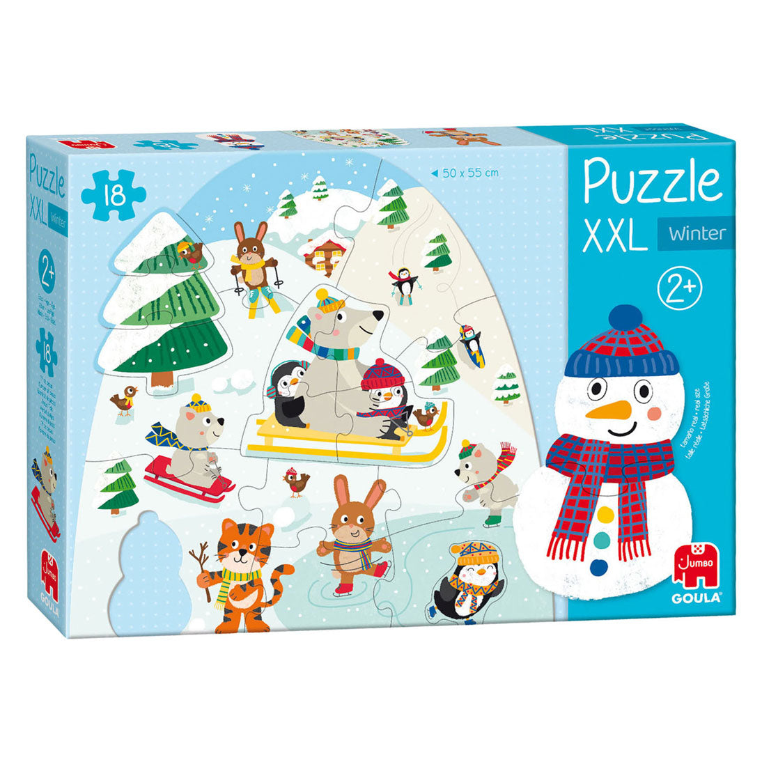 Jumbo goula puzzel xxl winter - 18st.
