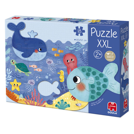 Goula jumbo puzzle XXL ocean - 18pc.