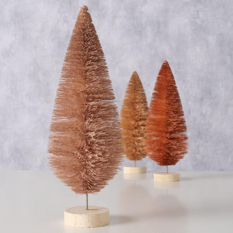 Boltze home decoratief boom bosco sisal dia.9x23cm geel rood bruin roze