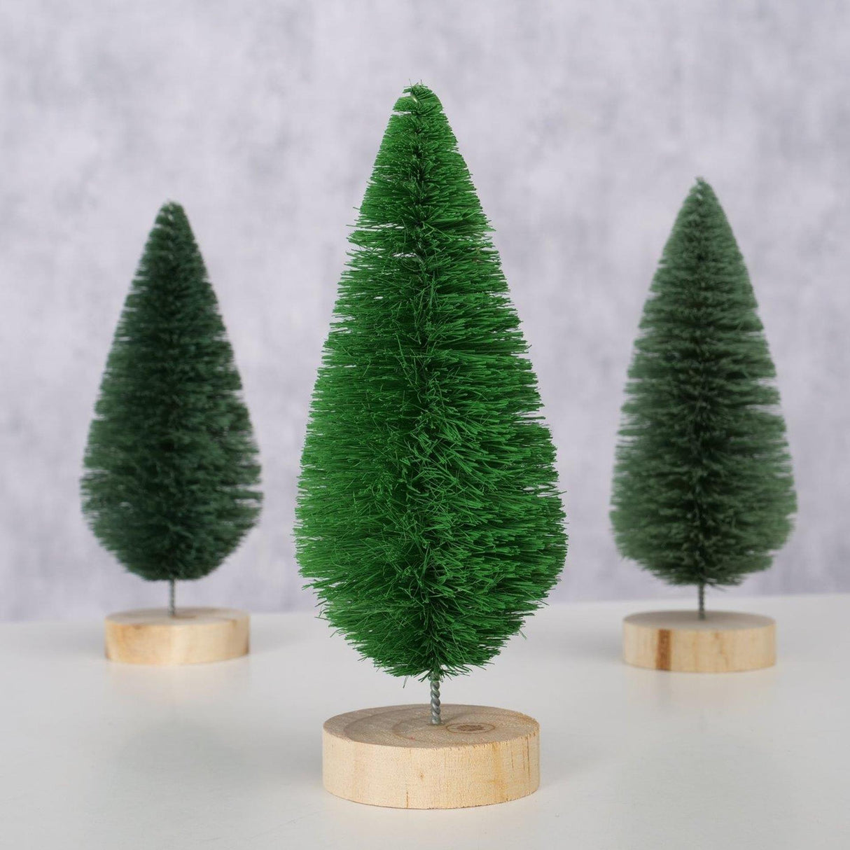 Boltze home decorative tree bosco sisal dia6x16cm light green dark green gray green