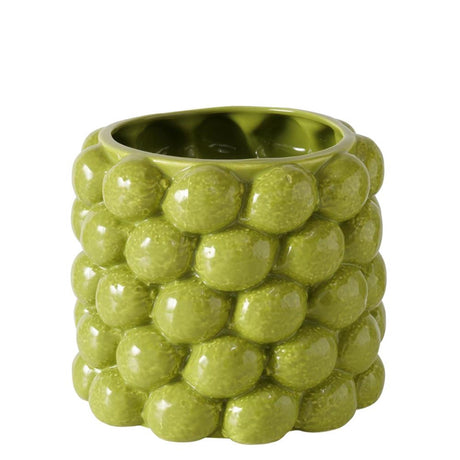 Boltze hem blomkruka lime dia16x14cm