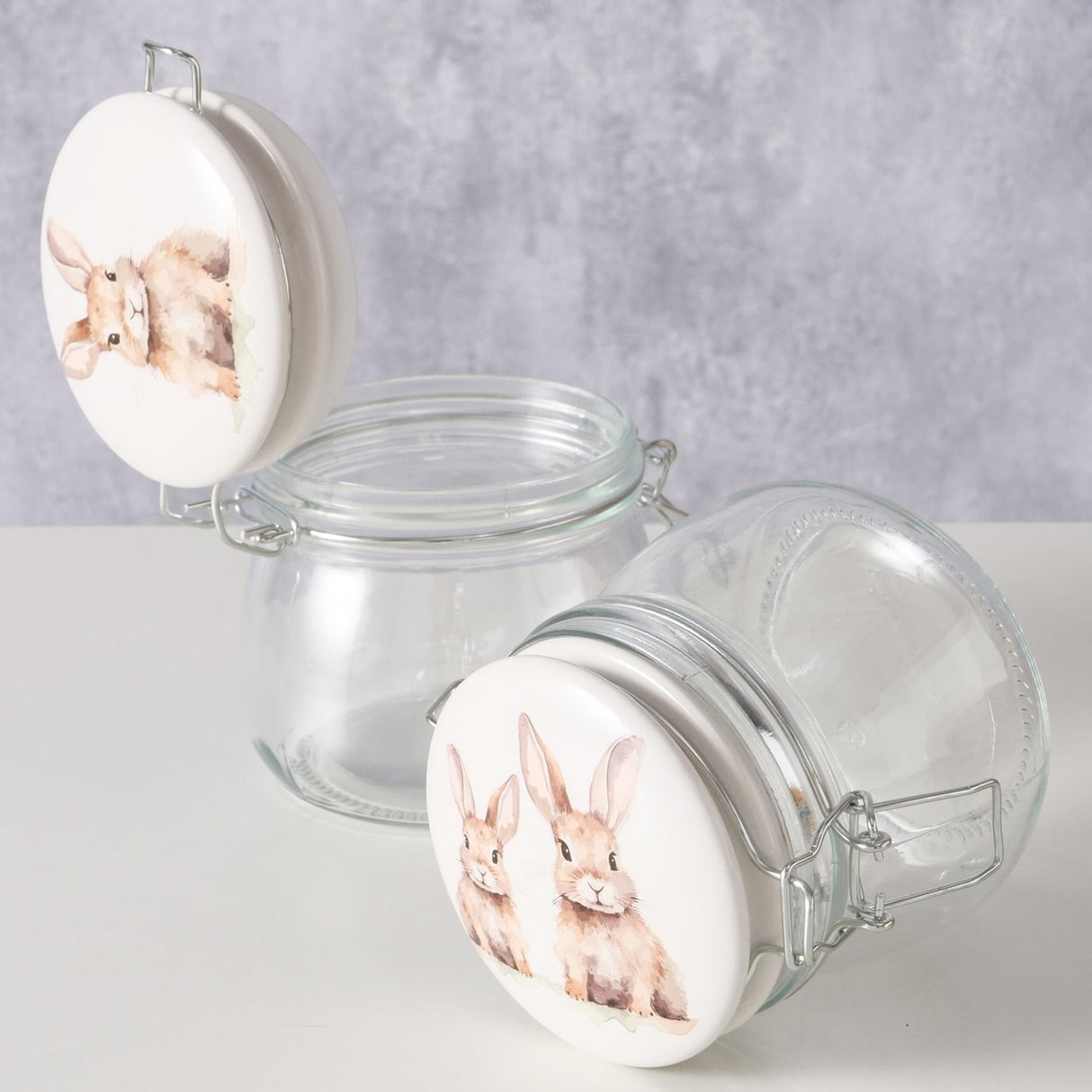 Boltze home storage jar hansi rabbit