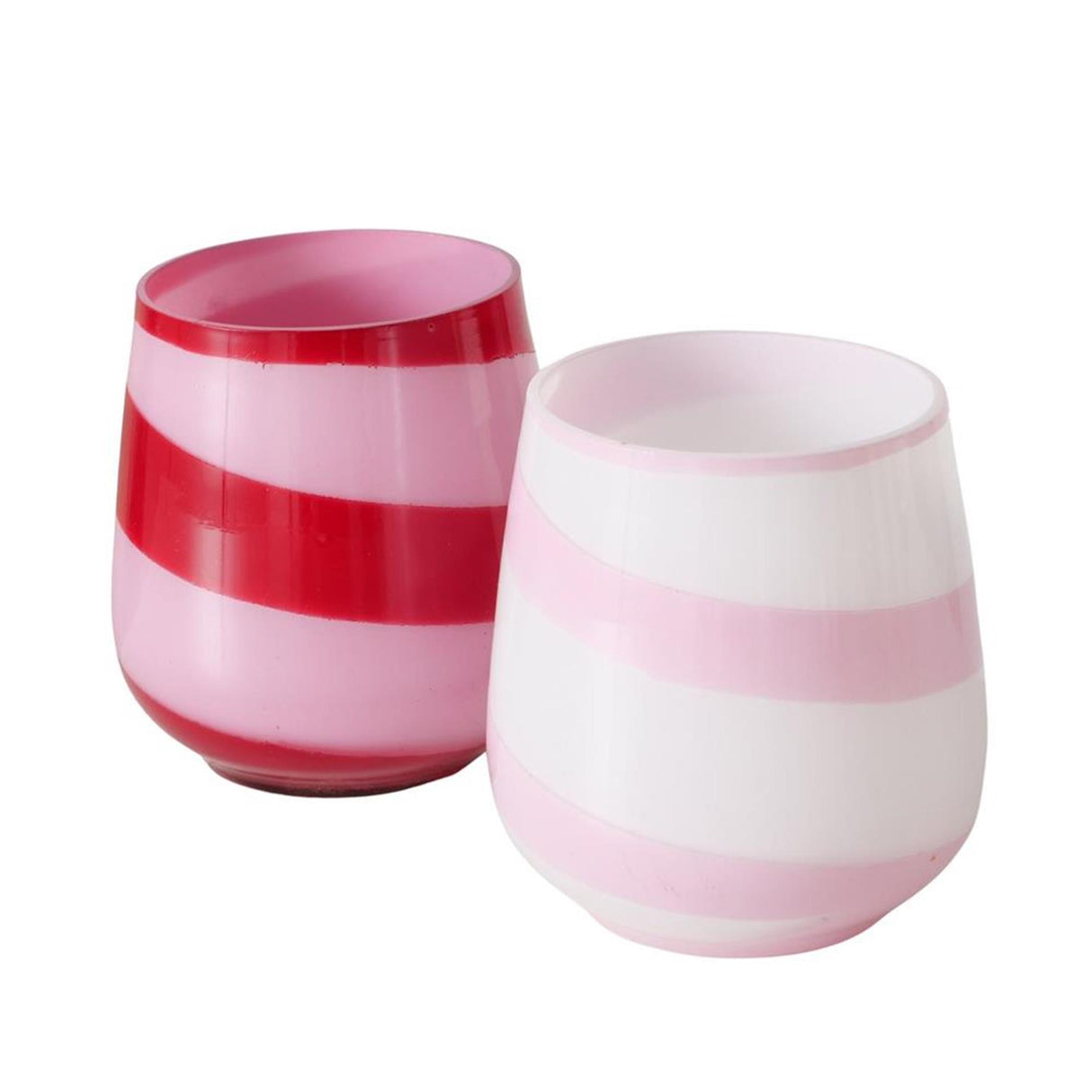 Boltze doheem lantern Sträif rosa 8,5cm