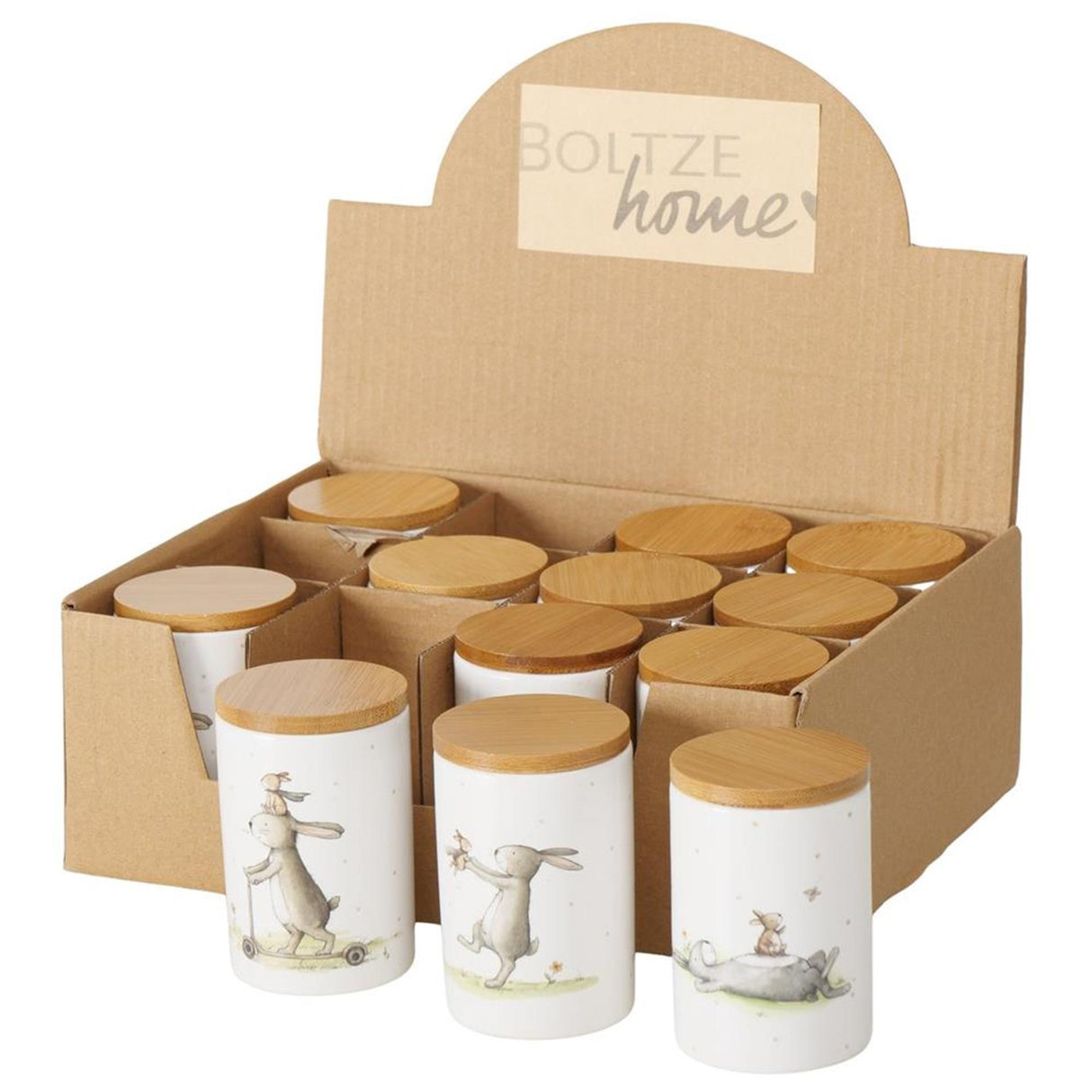Boltze home storage jar bunny 80ml 7.8cm