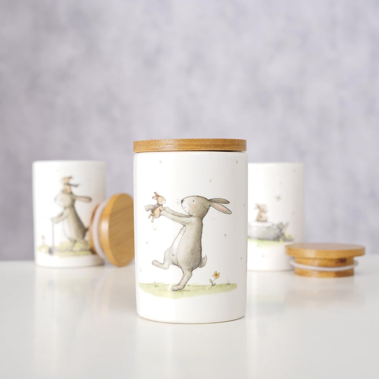 Boltze home storage jar bunny 80ml 7.8cm