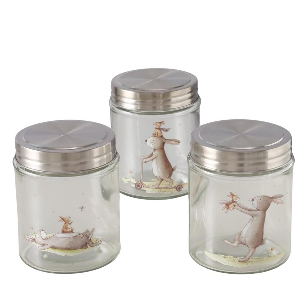 Boltze home storage jar bunny 625ml
