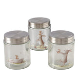 Boltze home storage jar bunny 625ml