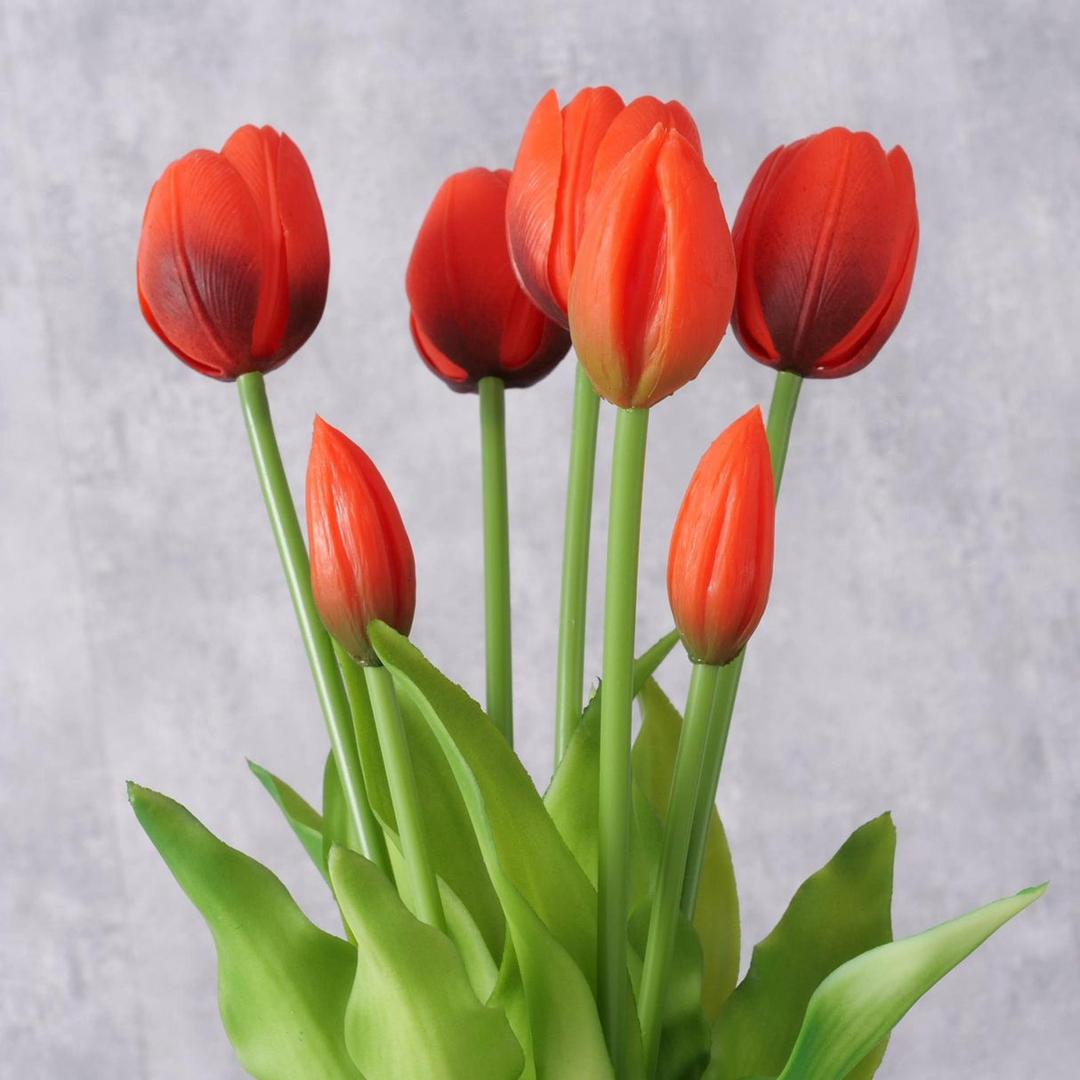 Boltze doheem kënschtlech Blummen Tulp 40cm rout