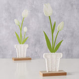 Boltze home decorative standard tulips