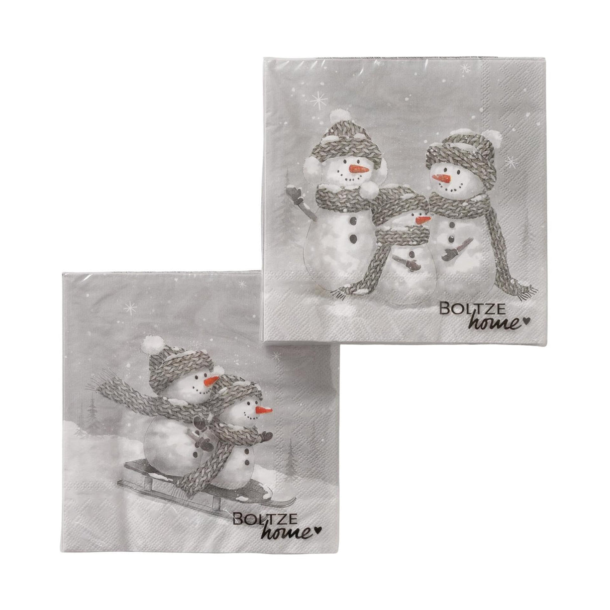 Boltze home napkins frosty pack of 20 16.5x16.5x3cm