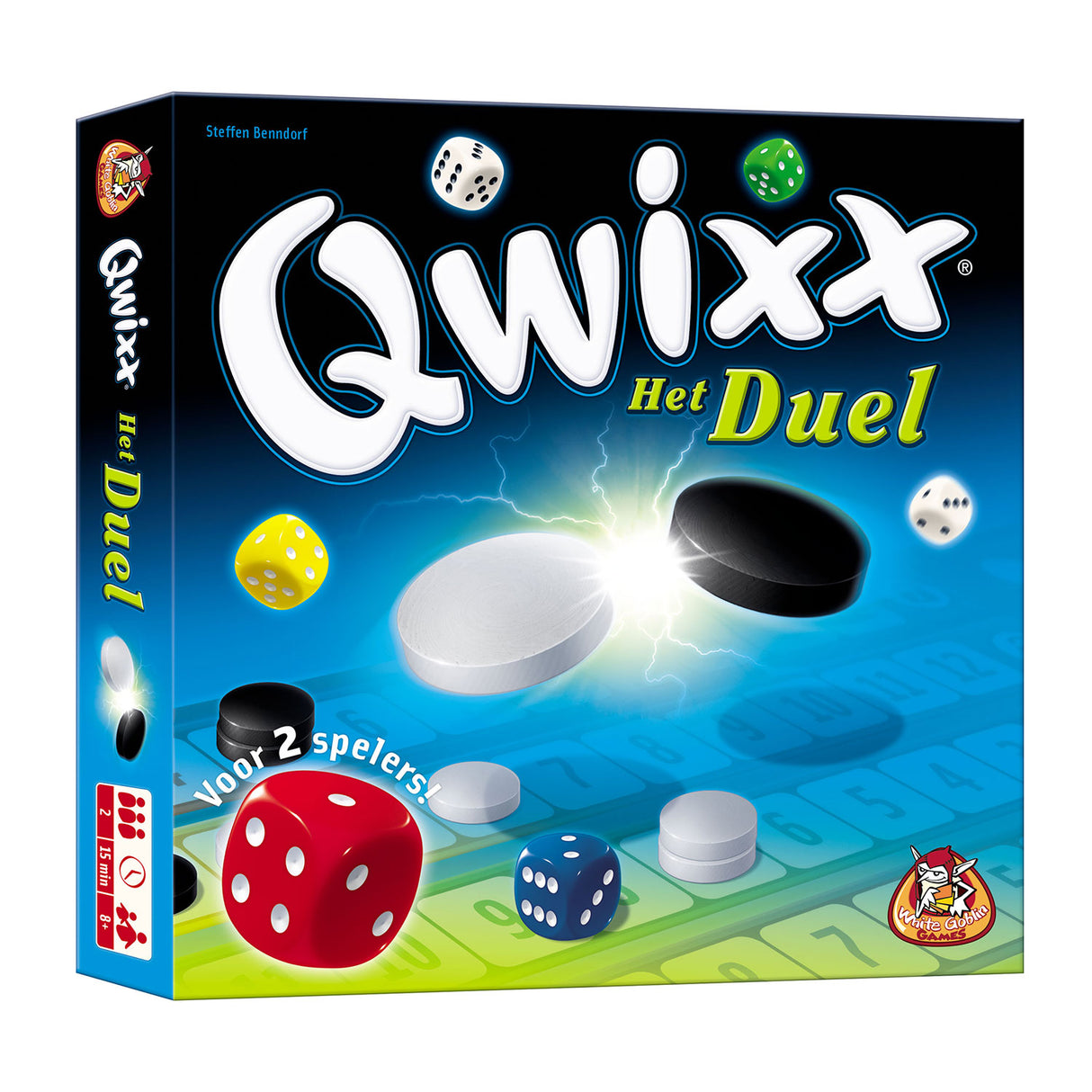 Weiße Goblin -Spiele Qwixx das Duell