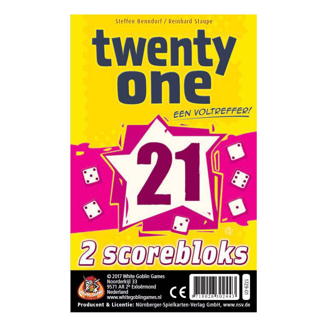 White goblin games twenty one 21 score blocks expansion set, 2 pcs.