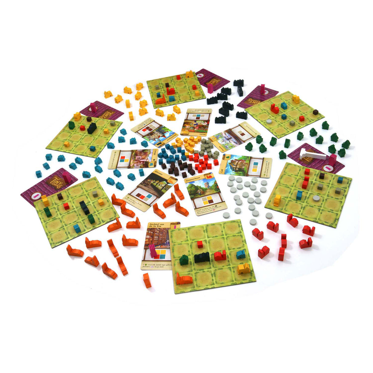 White goblin games tiny towns bordspel