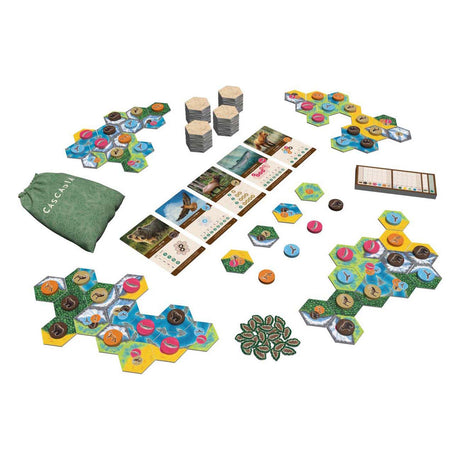 White goblin games cascadia brettspill (nederlandsk, 1 - 4 spillere, 45 minutter, fra 10 år)