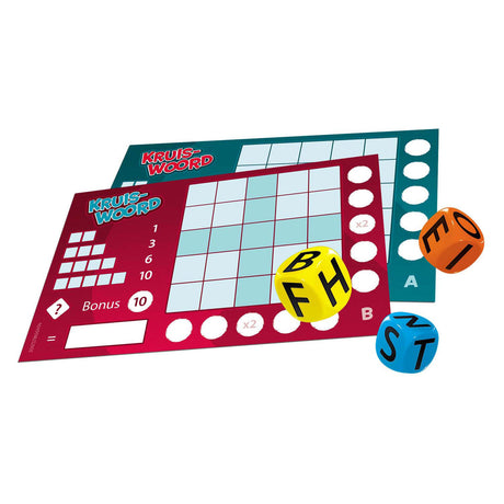 Vita trollspel korsord - tärningsspel