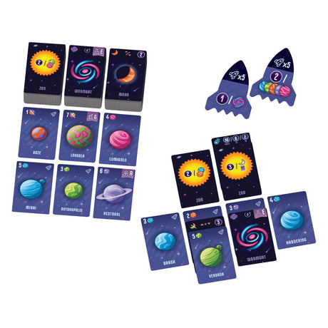 White goblin games - point galaxy - kaartspel - 1 tot 5 spelers - 15 minuten - vanaf 10 jaar