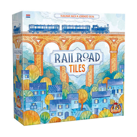 White goblin games railroad tiles - bordspel