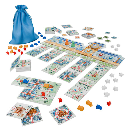 White goblin games railroad tiles - bordspel