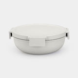 Brabantia salad container 1.3l light gray