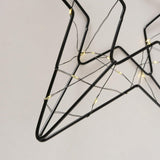 Boltze home decoration pendant LED star Elvira black 29.5x30x6cm