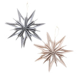 Boltze home deco pendant star cashier 30x5.5x30cm 2 assorted