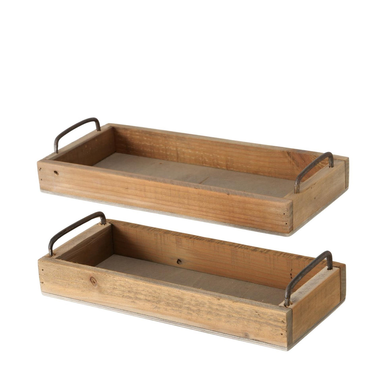 Boltze home tray wood 2-piece