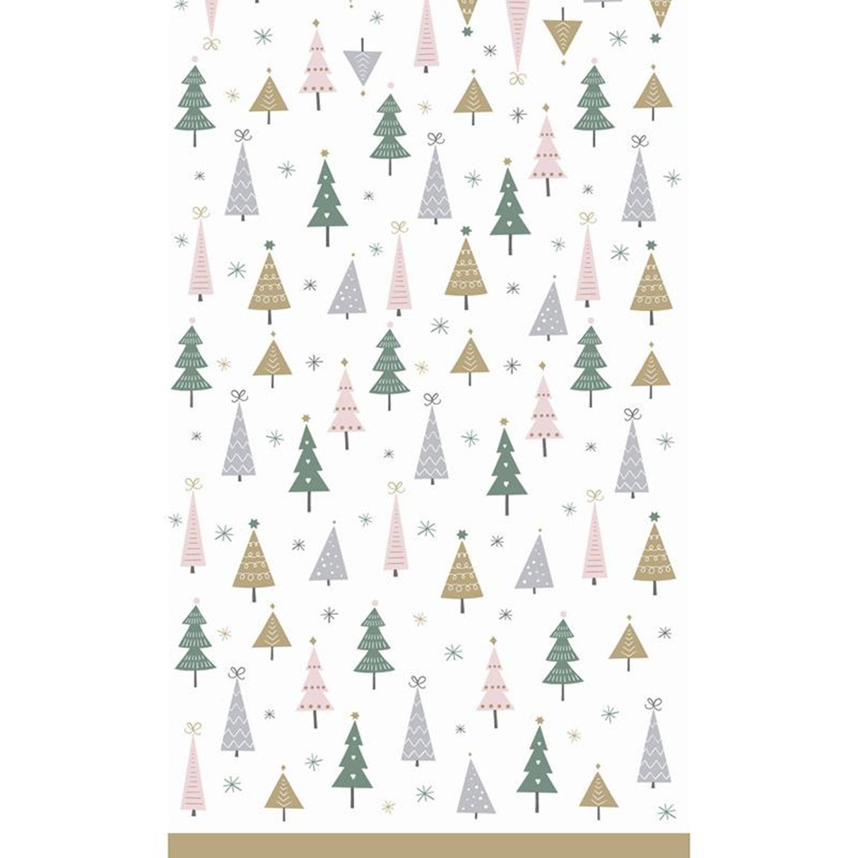 Duni tablecloth noel trees 138x220cm