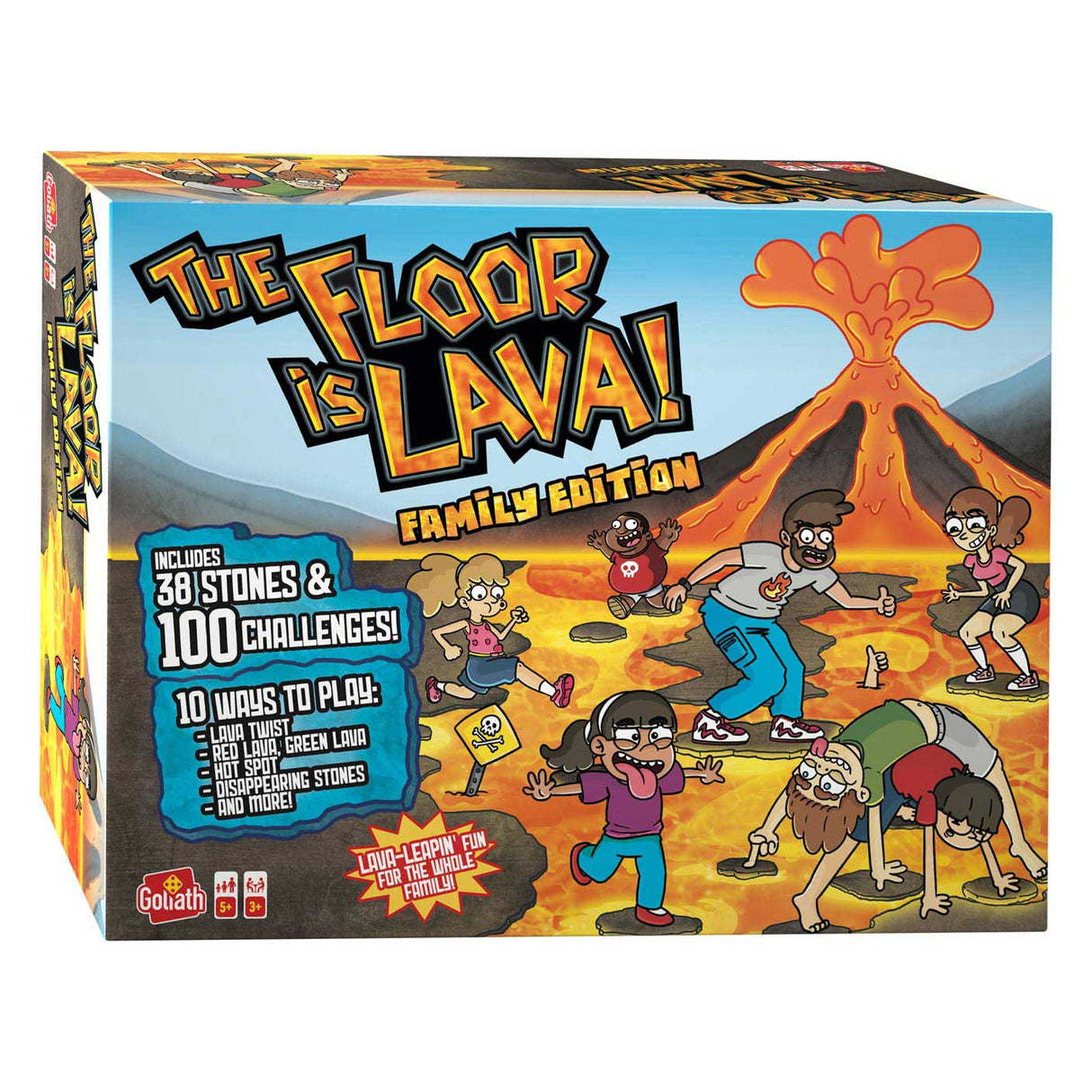 Goliath Games The Floor is Lava Deluxe Action Game