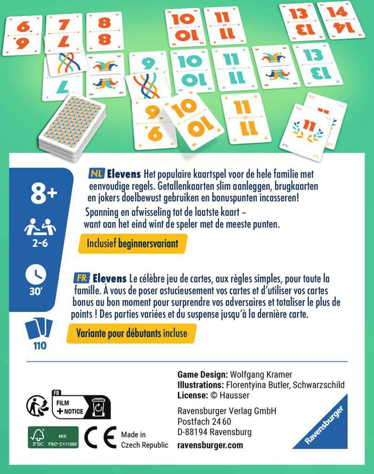 Ravensburger card game elevens
