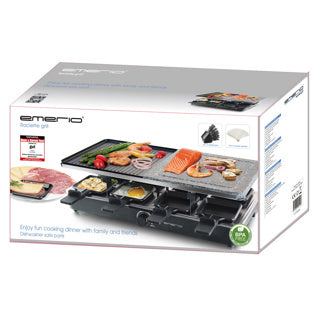Emerio raclette 8 pannor rg-110035