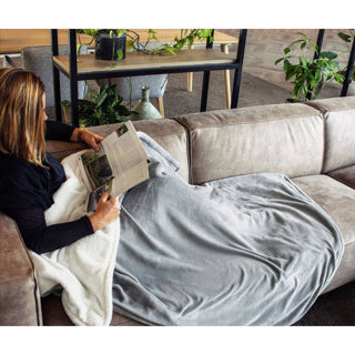 Tomado electric top blanket 180x130 cm gray white