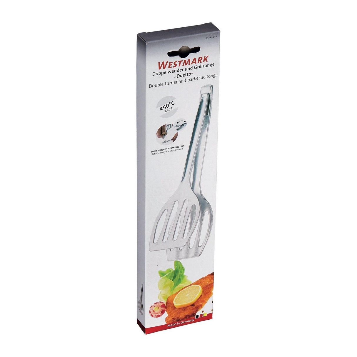 Westmark double baking trowel silver