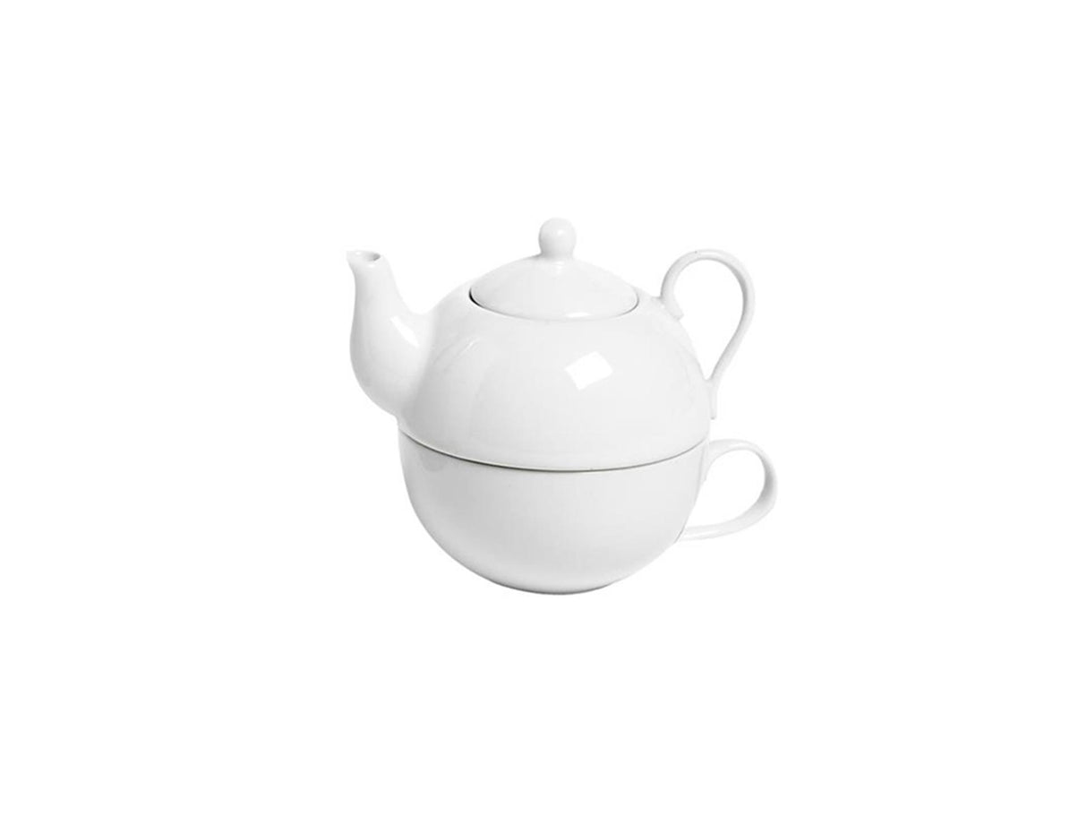 Cozy trendy tea for one ã˜10xh14cm white