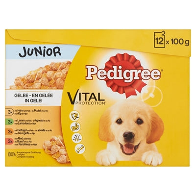 Pedigree Multipack meal bags Junior in Gelei