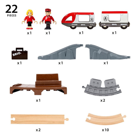 Ravensburger brio start treinset reis trein - 22dlg.