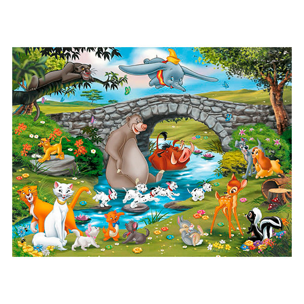 Ravensburger Puzzle Déier Frënn 100st xxl.