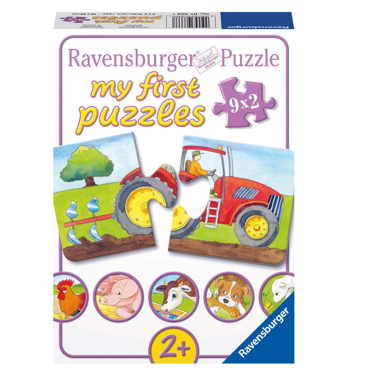 Ravensburger - On the farm 9x2st.