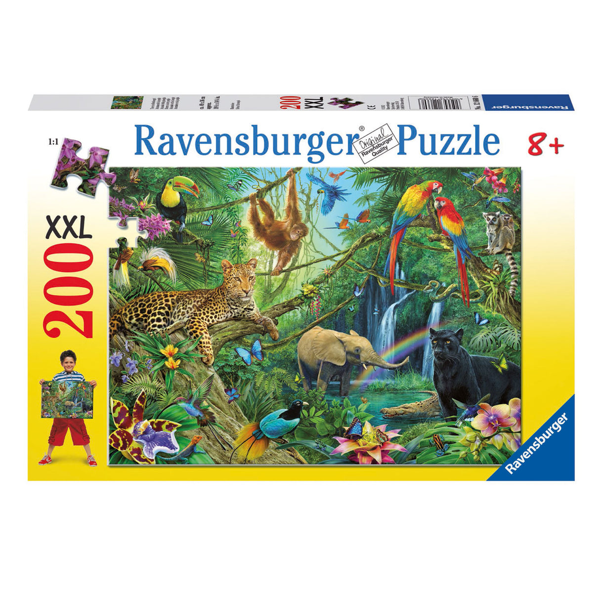 Ravensburger Dieren v džungli, 200st. Xxl