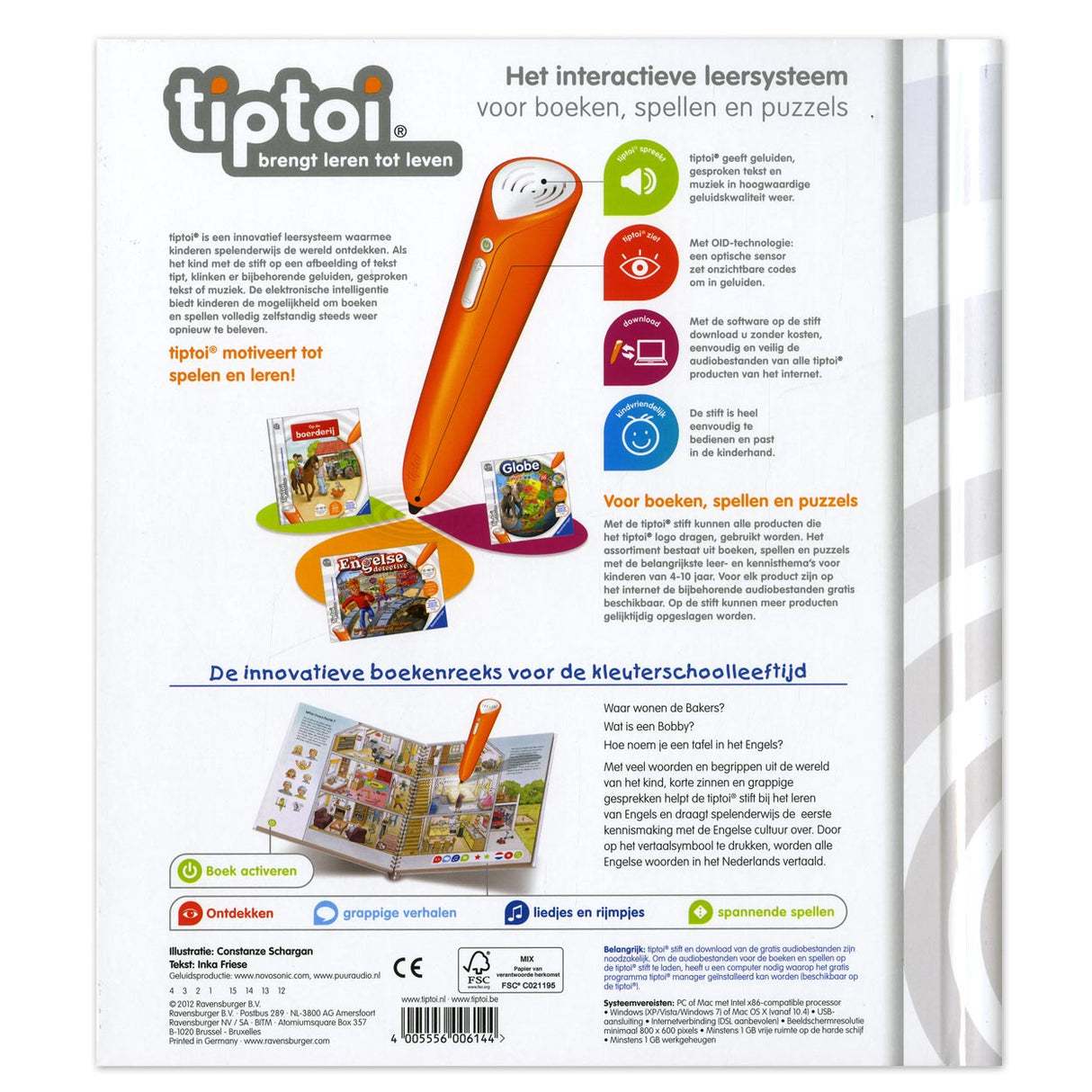 Ravensburger Tiptoi livre Nous apprenons l'anglais