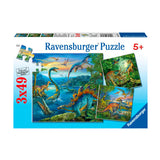 Ravensburger - dinosaurs 3x49st.