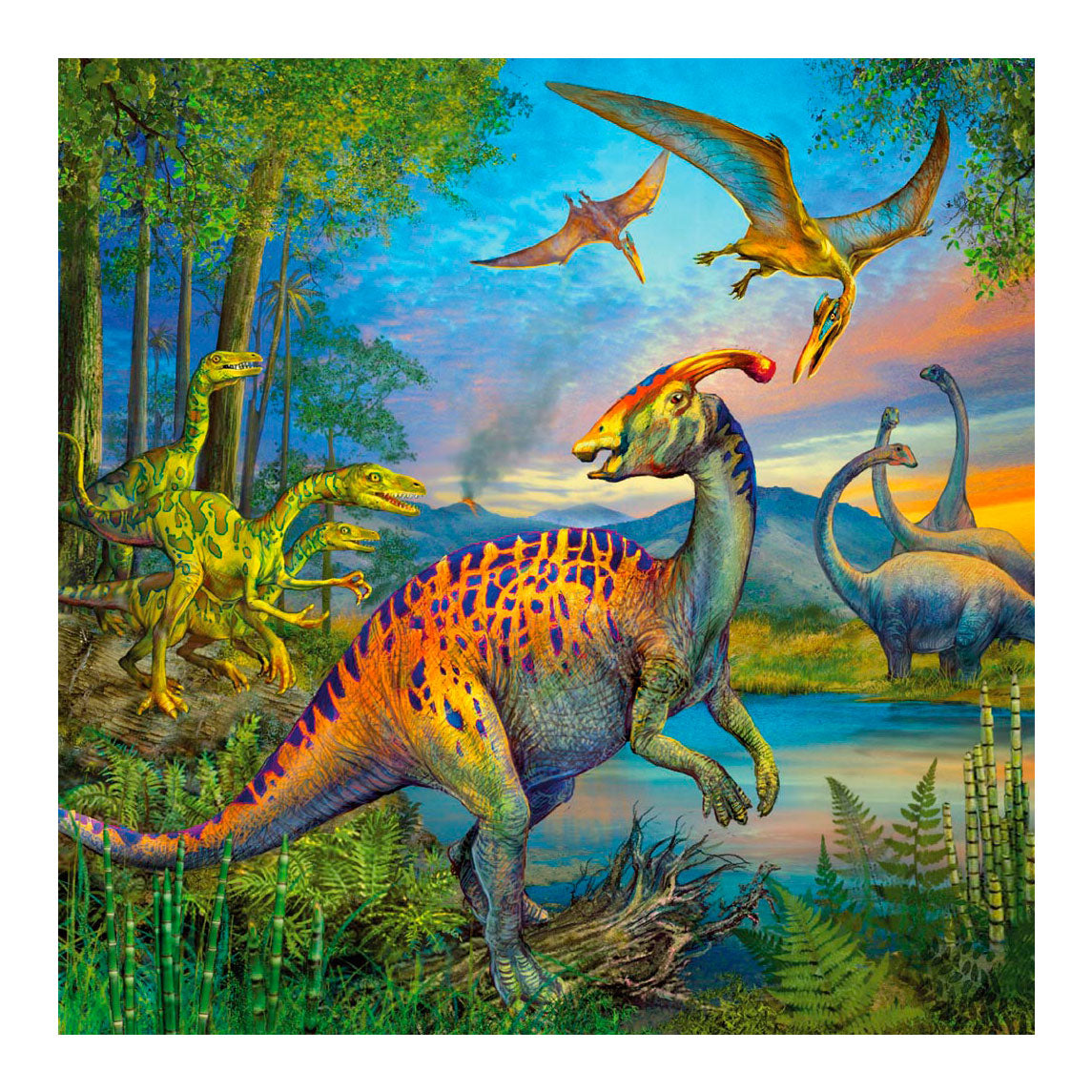 Ravensburger - dinosaurs 3x49st.