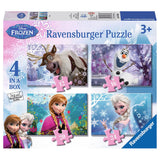 Ravensburger zamrożona puzzle zamrożona 4in1