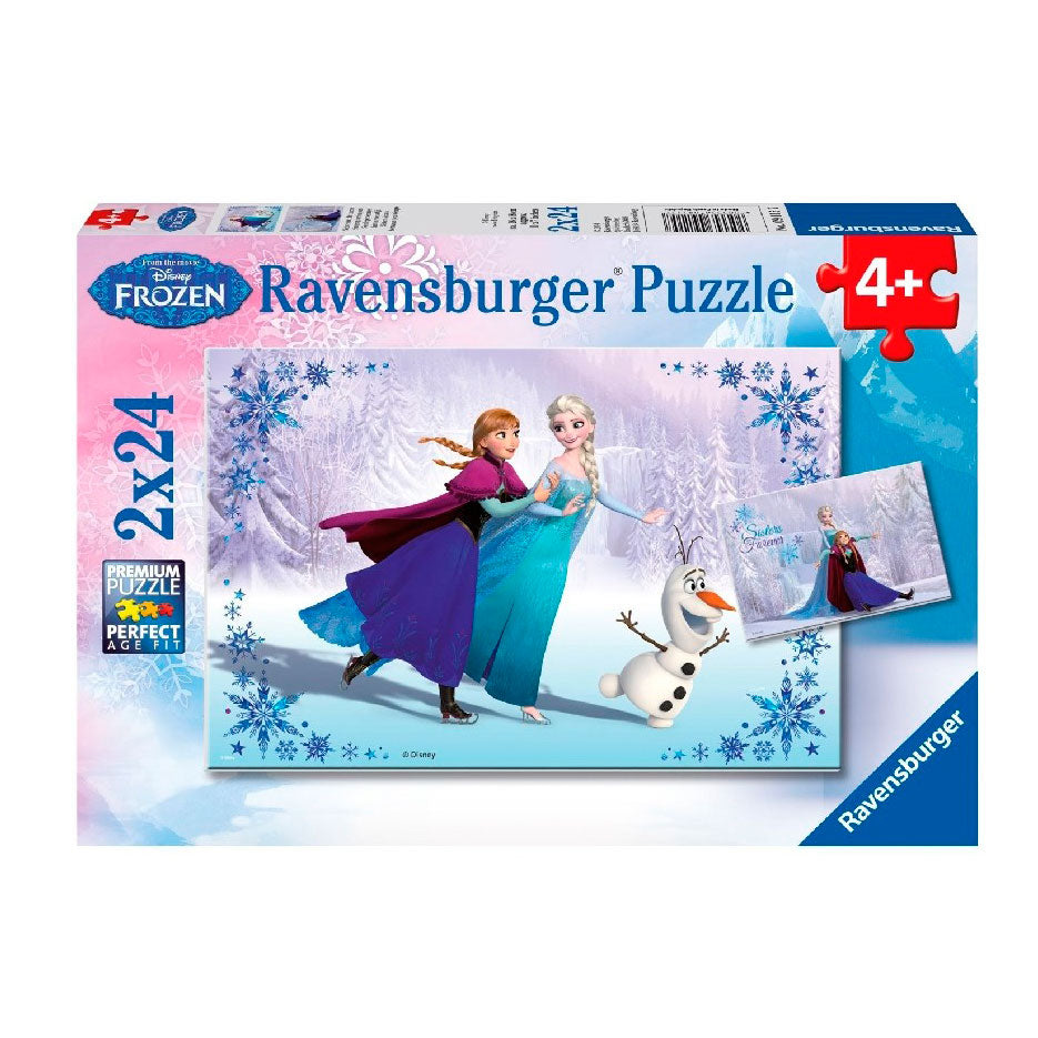 Ravensburger Frozen Puzzle: Sisters forever 2x24 pieces